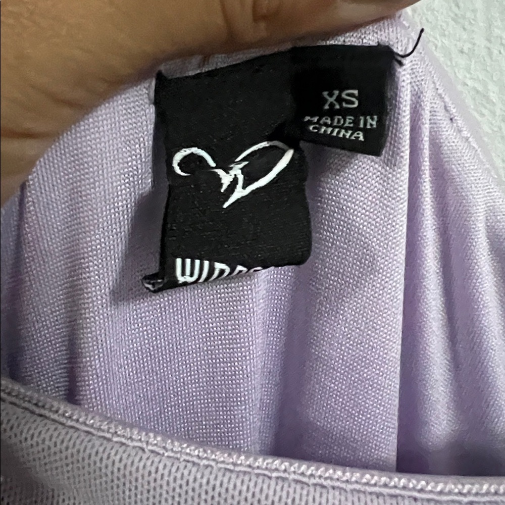 Wildfox Lilac Ruffle Maxi Dress - Picture 2 of 4